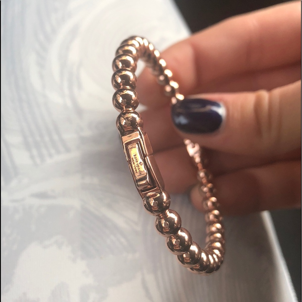 Kate Spade New York Rose-Goldtone Ball Bangle